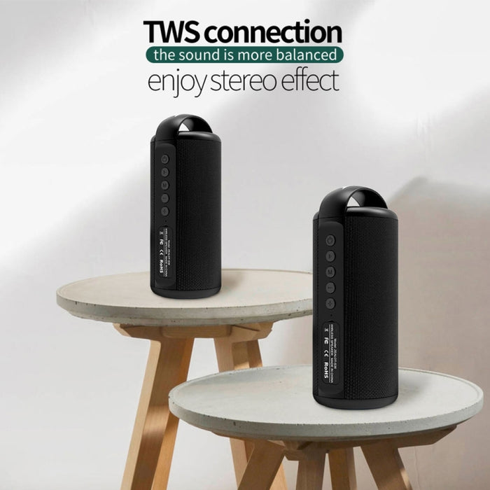 ZEALOT S36 Altavoz Bluetooth inalámbrico portátil de graves pesados con micrófono incorporado, compatible con llamadas manos libres, tarjeta TF y AUX