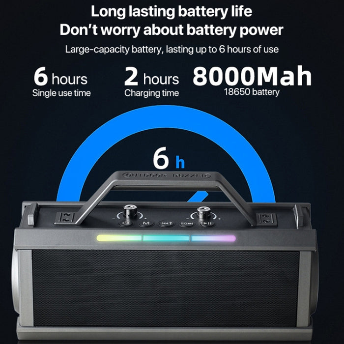 Altavoz Bluetooth inalámbrico portátil para exteriores L202, altavoz de Karaoke para el hogar, L202