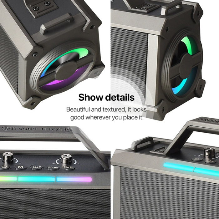 Altavoz Bluetooth inalámbrico portátil para exteriores L202, altavoz de Karaoke para el hogar, L202