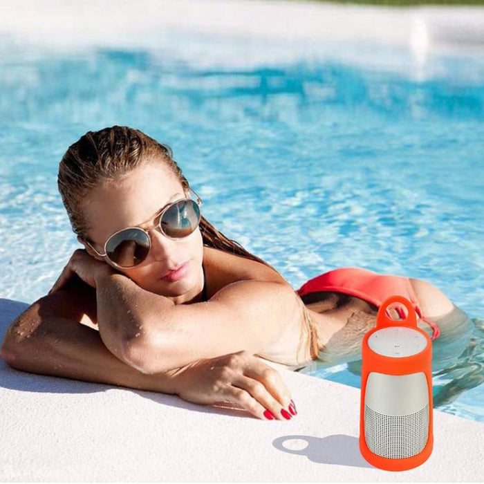 Funda protectora de altavoz Bluetooth de gel de sílice portátil para BOSE Soundlink Revolve+