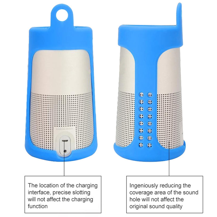 Funda protectora portátil a prueba de golpes de gel de sílice Bluetooth para altavoz Bose Soundlink Revolve