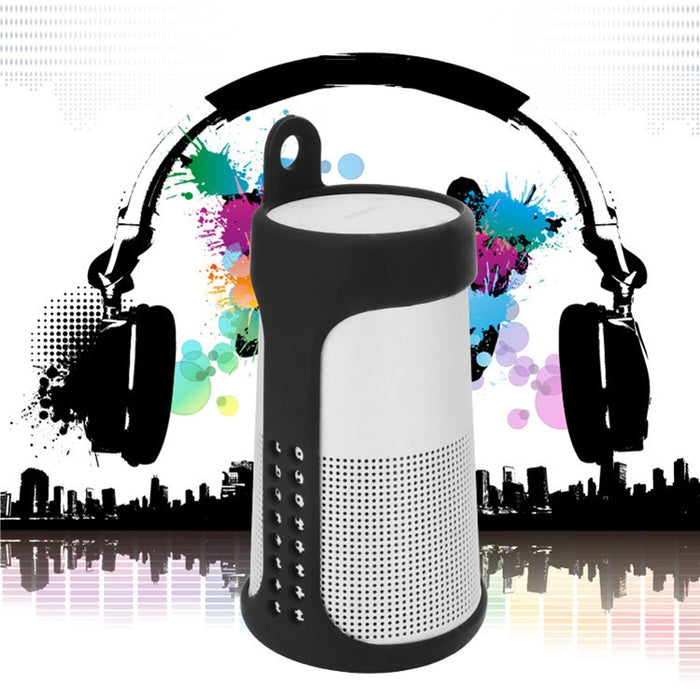Funda protectora portátil a prueba de golpes de gel de sílice Bluetooth para altavoz Bose Soundlink Revolve