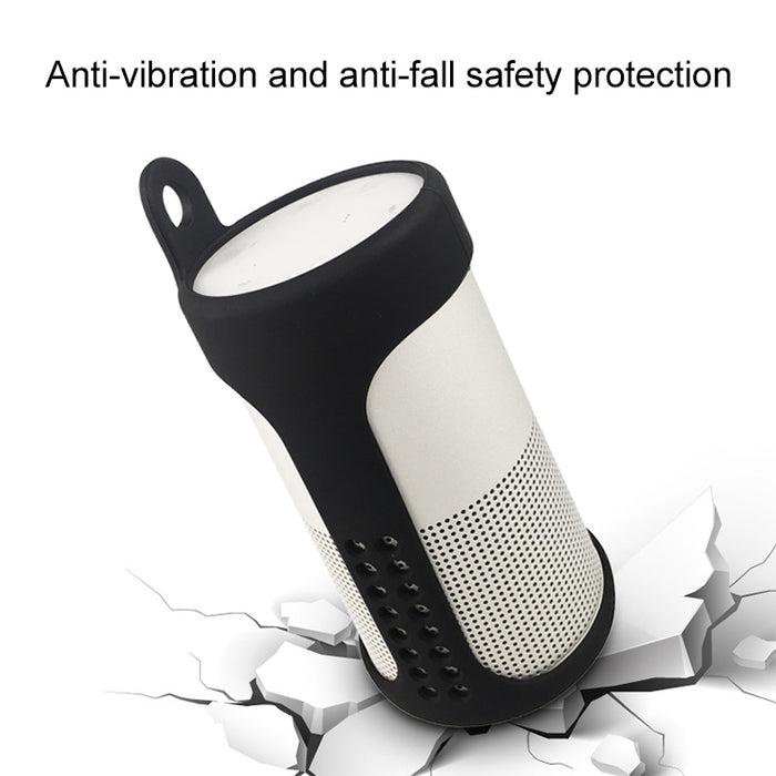 Funda protectora portátil a prueba de golpes de gel de sílice Bluetooth para altavoz Bose Soundlink Revolve