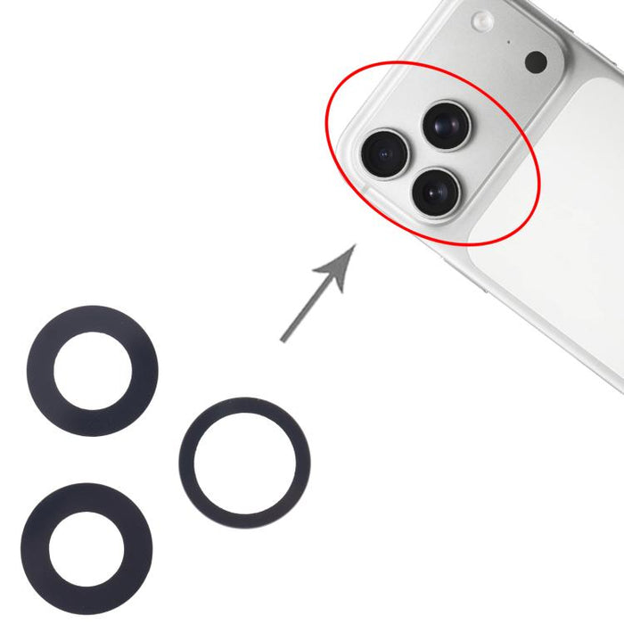 For iPhone 17 Pro Back Camera Lens Set