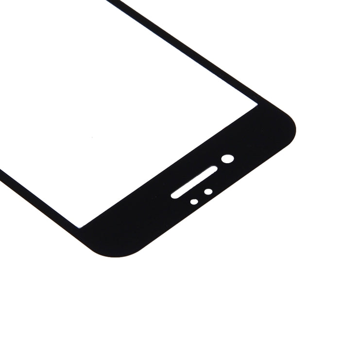 Para iPhone 7 Plus Protector de pantalla de impresión de seda 0,26mm 9H dureza superficial 2.5D película de pantalla de vidrio templado a prueba de explosiones