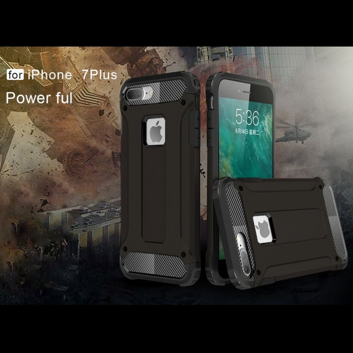 Para iPhone 8 Plus y 7 Plus Estuche combinado Tough Armor TPU + PC