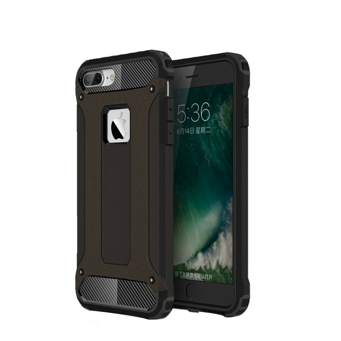 Para iPhone 8 Plus y 7 Plus Estuche combinado Tough Armor TPU + PC