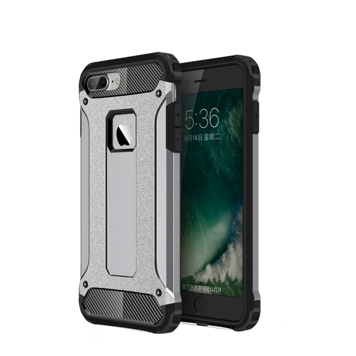 Para iPhone 8 Plus y 7 Plus Estuche combinado Tough Armor TPU + PC