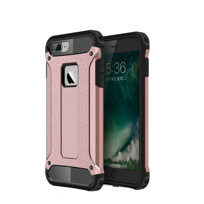 Para iPhone 8 Plus y 7 Plus Estuche combinado Tough Armor TPU + PC