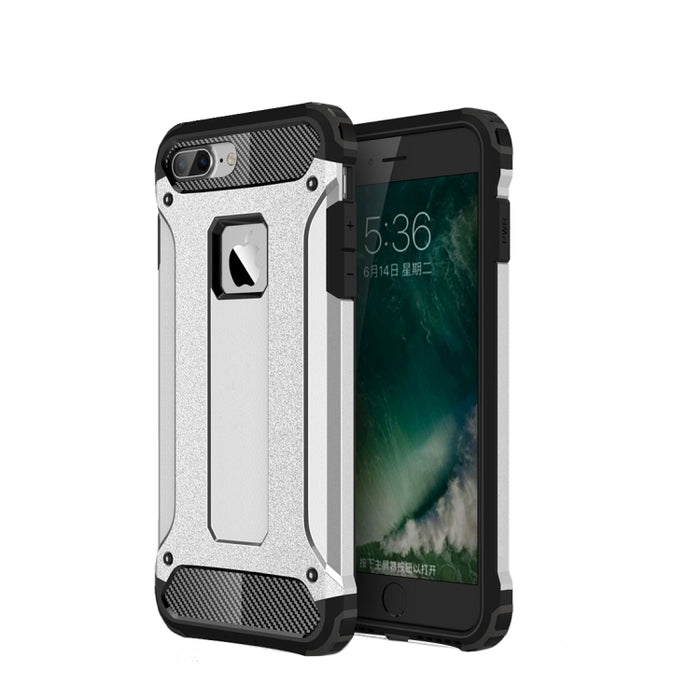 Para iPhone 8 Plus y 7 Plus Estuche combinado Tough Armor TPU + PC
