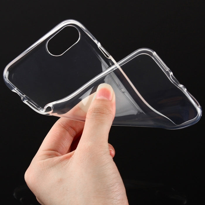 Para iPhone 8 Plus y 7 Plus Funda protectora transparente de TPU