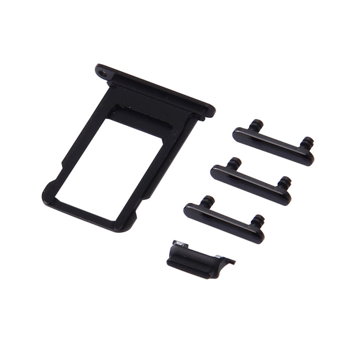 Bandeja para tarjetas + Tecla de control de volumen + Botón de encendido + Tecla vibradora con interruptor de silencio para iPhone 7 Plus, For iPhone 7 Plus