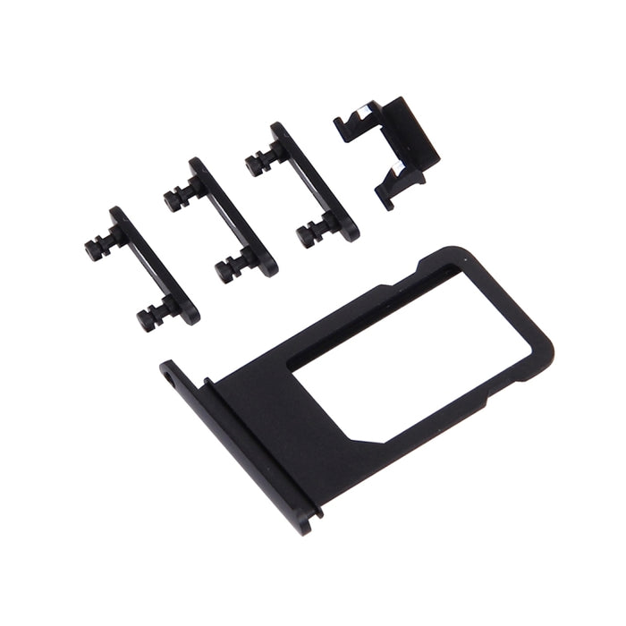 Bandeja para tarjetas + Tecla de control de volumen + Botón de encendido + Tecla vibradora con interruptor de silencio para iPhone 7 Plus, For iPhone 7 Plus