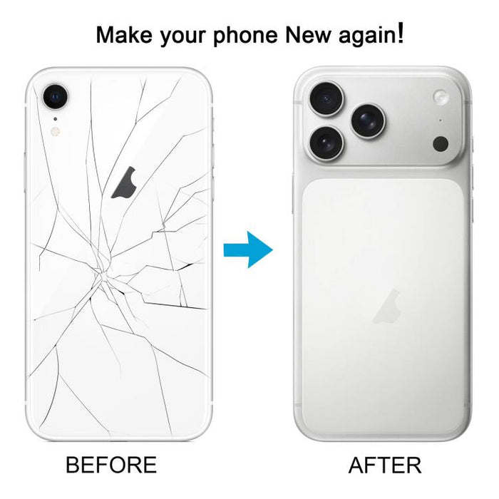 Back Housing Cover with Appearance Imitation of iP17 Pro for iPhone XR