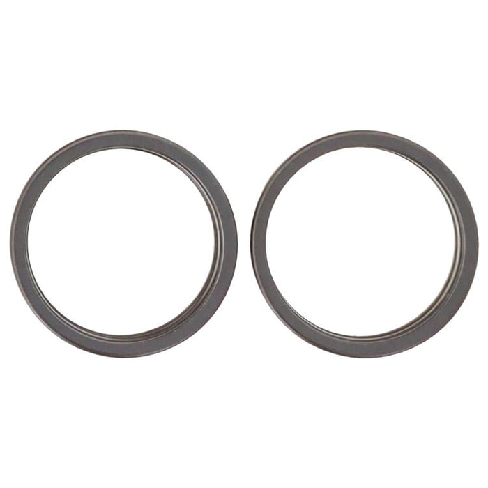 For iPhone 17 2pcs/set Rear Camera Glass Lens Metal Outside Protector Hoop Ring, For iPhone 17