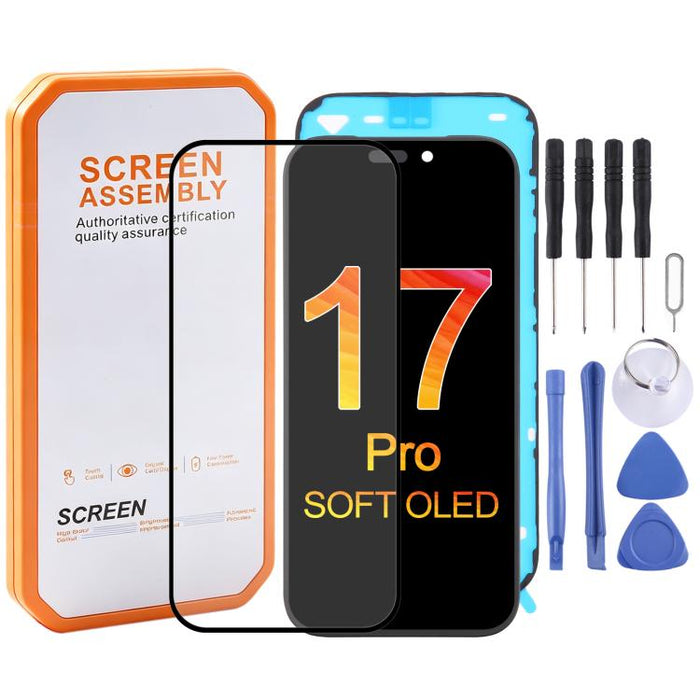 Pantalla OLED suave HXL para iPhone 17 Pro, For iPhone 17 Pro