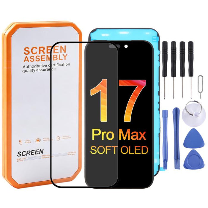 Pantalla OLED suave HXL para iPhone 17 Pro Max, For iPhone 17 Pro Max