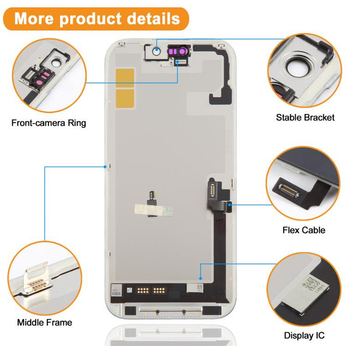 Pantalla OLED suave HXL para iPhone 17, For iPhone 17