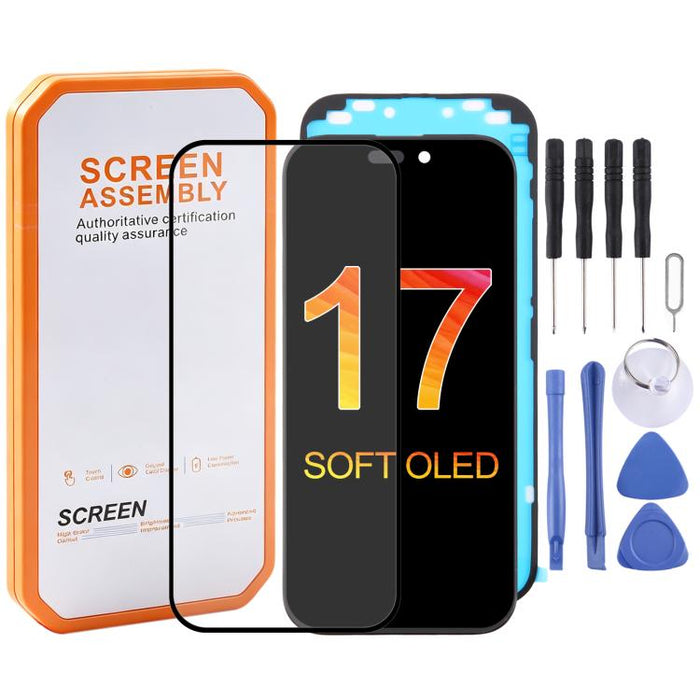 Pantalla OLED suave HXL para iPhone 17, For iPhone 17