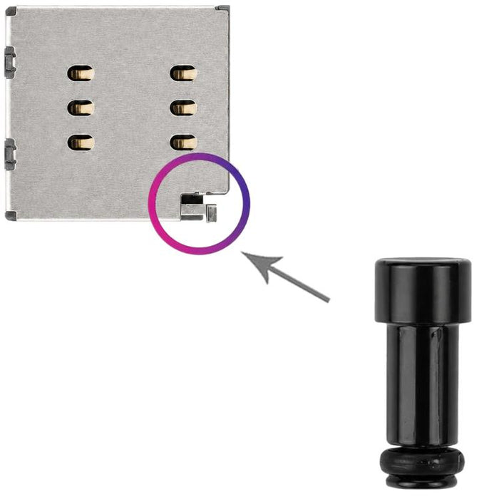 Muelle para ranura de tarjeta SIM para iPhone 12-17 Pro Max (100 unidades/paquete)