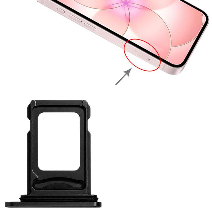 Bandeja para tarjeta SIM y SIM para iPhone 17e, For iPhone 17e(Double SIM)