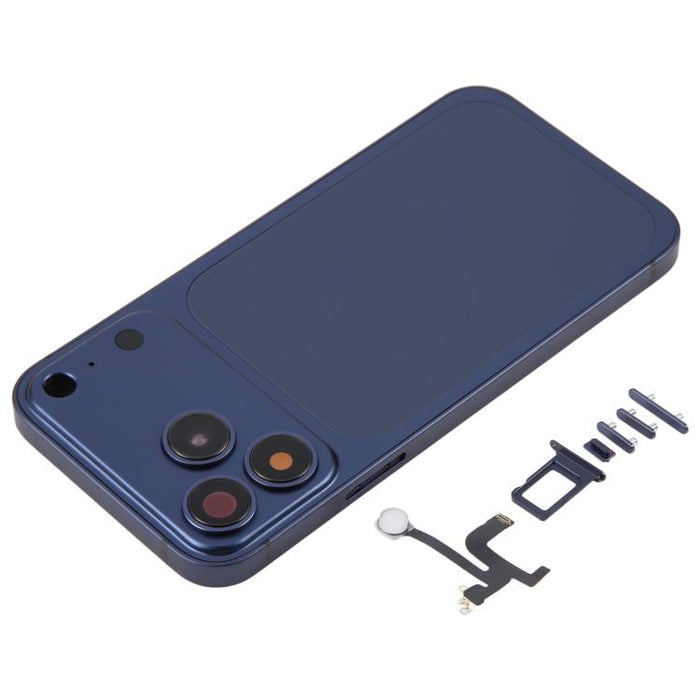 Carcasa trasera con apariencia que imita al iPhone 17 Pro para iPhone 12, For iPhone 12 to iP17 Pro