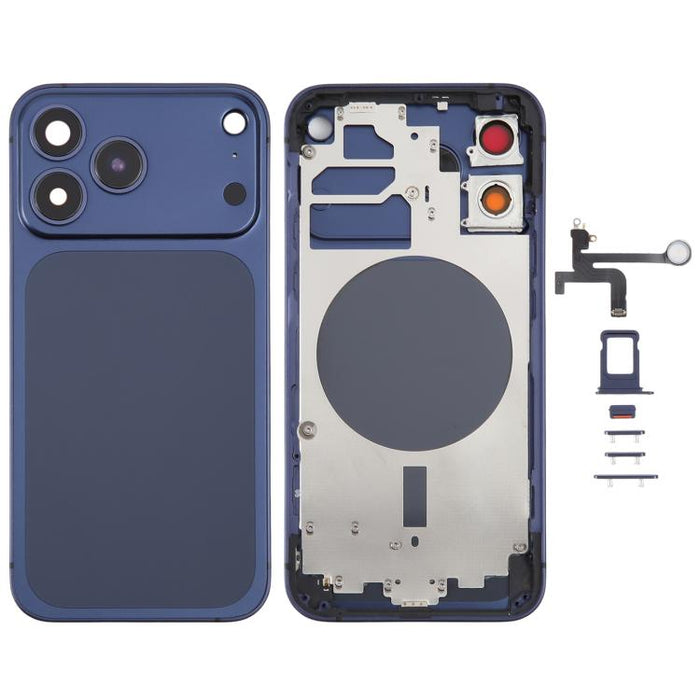Carcasa trasera con apariencia que imita al iPhone 17 Pro para iPhone 12, For iPhone 12 to iP17 Pro