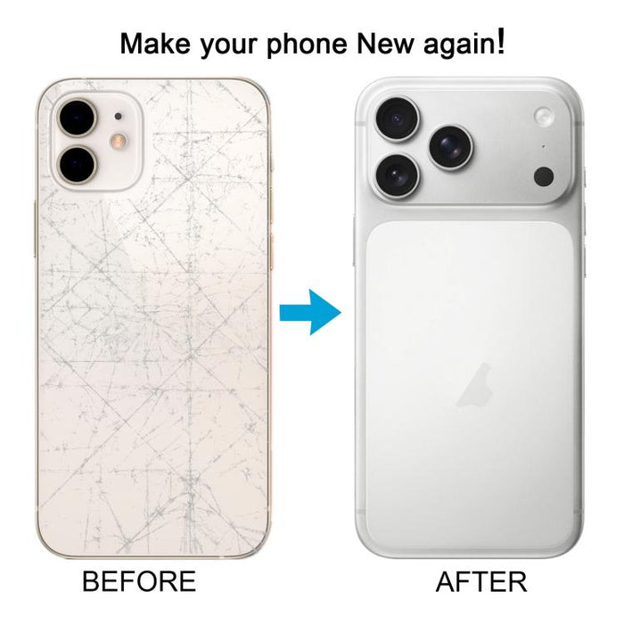 Carcasa trasera con apariencia que imita al iPhone 17 Pro para iPhone 12, For iPhone 12 to iP17 Pro