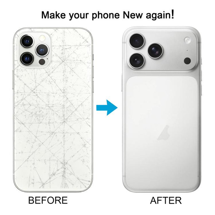 Carcasa trasera con apariencia que imita al iPhone 17 Pro Max para iPhone 12 Pro Max, For iPhone 12 Pro Max to iP17 Pro Max