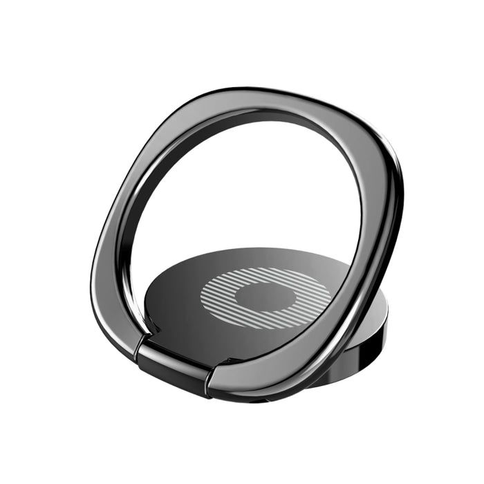 Baseus Soporte Universal de Anillo de Metal Giratorio de 360 Grados Pritivity para Teléfonos Móviles o Tabletas iPhone, Samsung, HTC, LG, Huawei, Xiaomi, vivo, OPPO, Meizu, Chapa de Hierro Incorporada, Imanes de Soporte