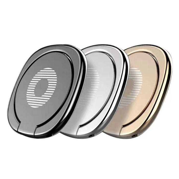Baseus Soporte Universal de Anillo de Metal Giratorio de 360 Grados Pritivity para Teléfonos Móviles o Tabletas iPhone, Samsung, HTC, LG, Huawei, Xiaomi, vivo, OPPO, Meizu, Chapa de Hierro Incorporada, Imanes de Soporte