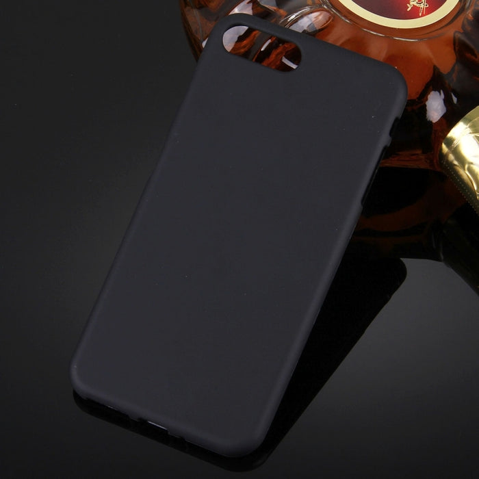 Para iPhone 8 Plus y 7 Plus Funda protectora trasera de TPU de color sólido