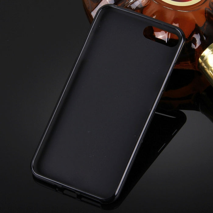 Para iPhone 8 Plus y 7 Plus Funda protectora trasera de TPU de color sólido