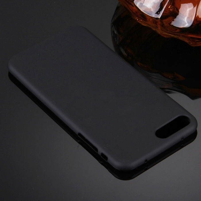 Para iPhone 8 Plus y 7 Plus Funda protectora trasera de TPU de color sólido
