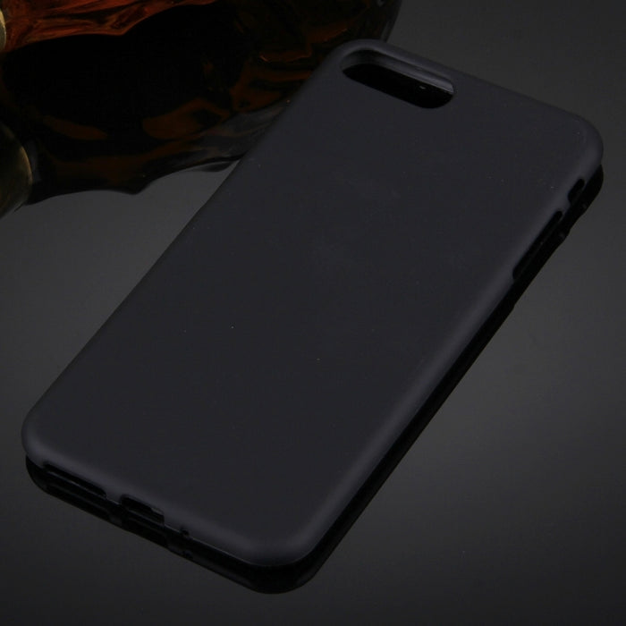 Para iPhone 8 Plus y 7 Plus Funda protectora trasera de TPU de color sólido