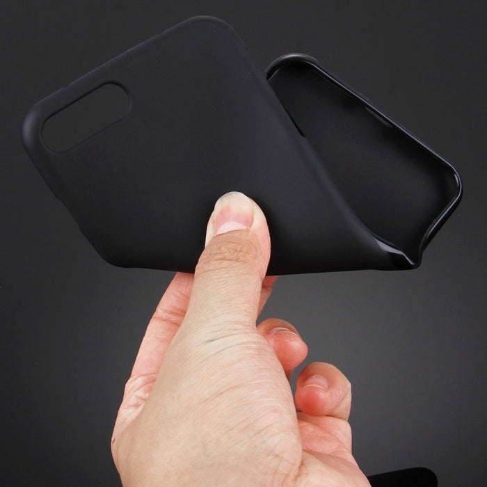 Para iPhone 8 Plus y 7 Plus Funda protectora trasera de TPU de color sólido