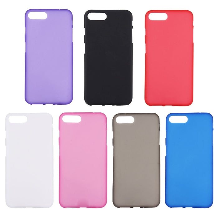 Para iPhone 8 Plus y 7 Plus Funda protectora trasera de TPU de color sólido
