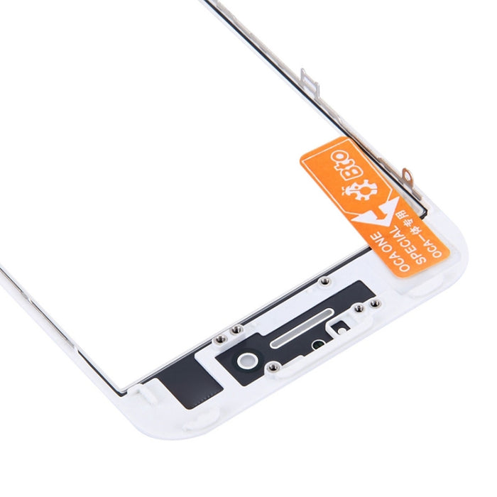 Lente de vidrio exterior de pantalla frontal con marco de bisel de pantalla LCD frontal y adhesivo ópticamente transparente OCA para iPhone 7 Plus, For iPhone 7 Plus (Frame+OCA)