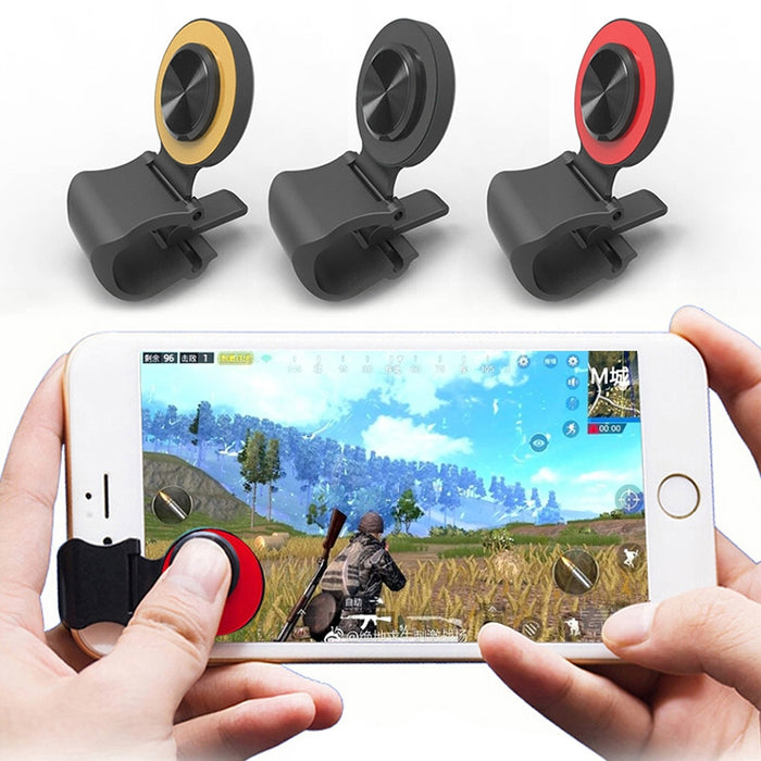 A9 Direct Mobile Clip Games Joystick Artefacto Botón de viaje manual Lechón con soporte de anillo para iPhone, teléfono Android, tableta