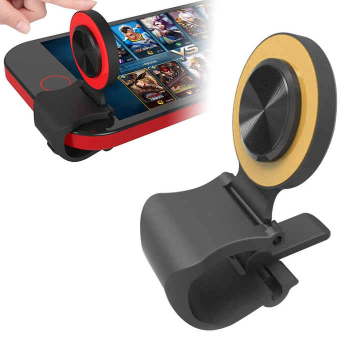 A9 Direct Mobile Clip Games Joystick Artefacto Botón de viaje manual Lechón con soporte de anillo para iPhone, teléfono Android, tableta