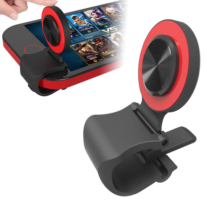 A9 Direct Mobile Clip Games Joystick Artefacto Botón de viaje manual Lechón con soporte de anillo para iPhone, teléfono Android, tableta