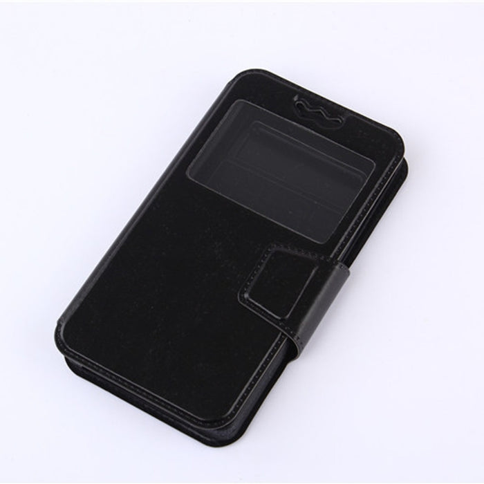 Funda de cuero universal deslizante de silicona para teléfono móvil de 5,5 pulgadas