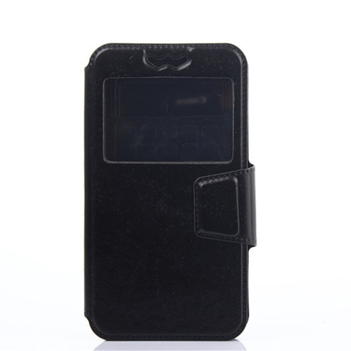 Funda de cuero universal deslizante de silicona para teléfono móvil de 5,5 pulgadas