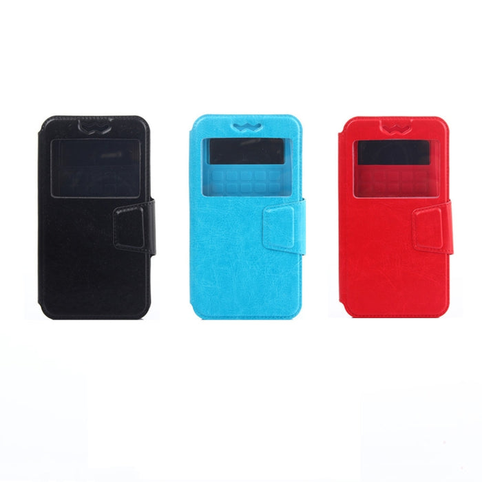 Funda de cuero universal deslizante de silicona para teléfono móvil de 5,5 pulgadas