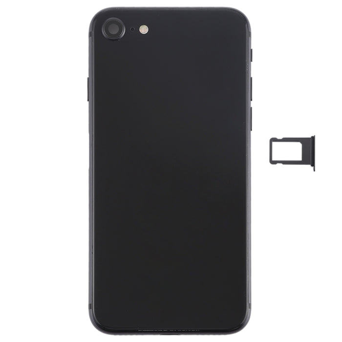 Conjunto de tapa trasera de batería con teclas laterales, vibrador, altavoz, timbre, botón de encendido, botón de volumen, cable flexible y bandeja para tarjetas para iPhone 8, For iPhone 8, For iPhone 8 (Full Assembly)
