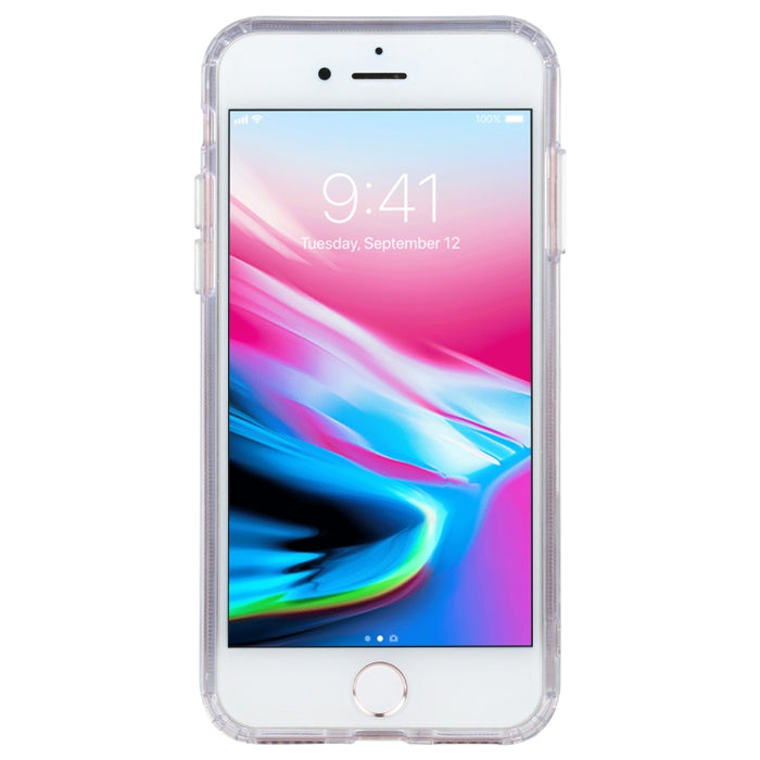 Para iPhone SE 2020/8 Magsafe funda anillo magnético Simple todo incluido cristal transparente acrílico PC + funda TPU a prueba de golpes