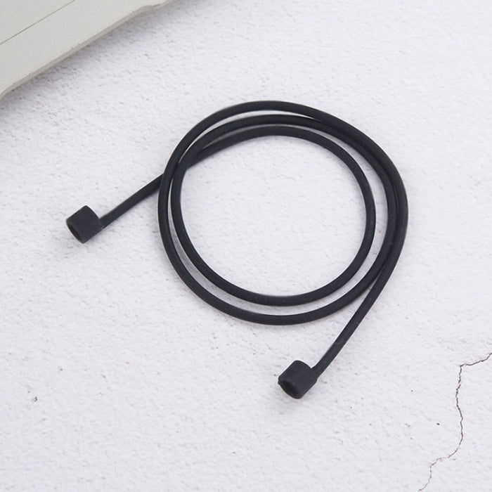 Auricular inalámbrico Bluetooth Correa antipérdida Auriculares unisex de silicona Línea antipérdida para Apple AirPods 1/2, Longitud del cable: 60 cm