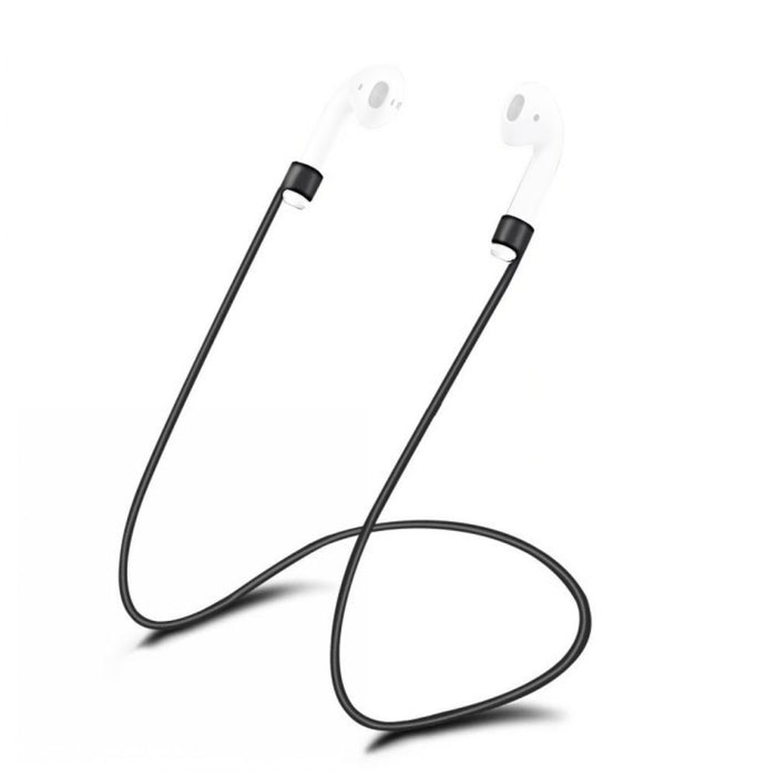 Auricular inalámbrico Bluetooth Correa antipérdida Auriculares unisex de silicona Línea antipérdida para Apple AirPods 1/2, Longitud del cable: 60 cm