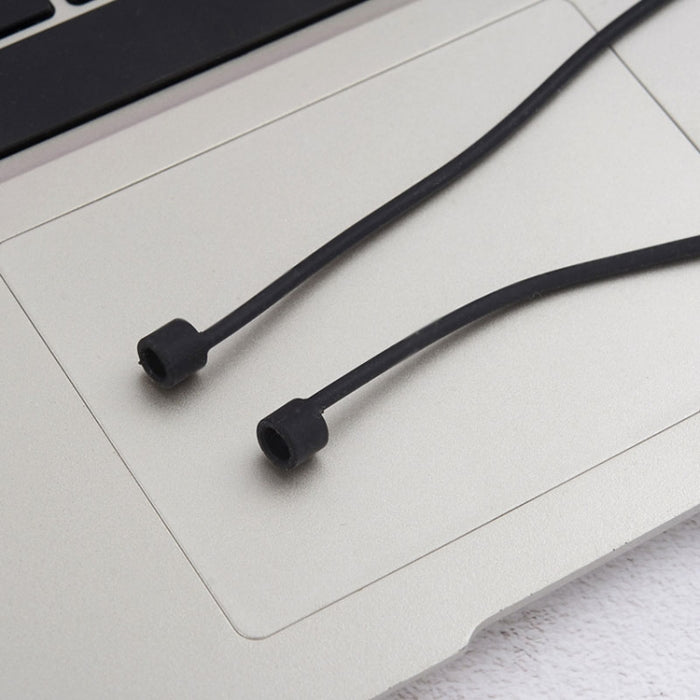 Auricular inalámbrico Bluetooth Correa antipérdida Auriculares unisex de silicona Línea antipérdida para Apple AirPods 1/2, Longitud del cable: 60 cm