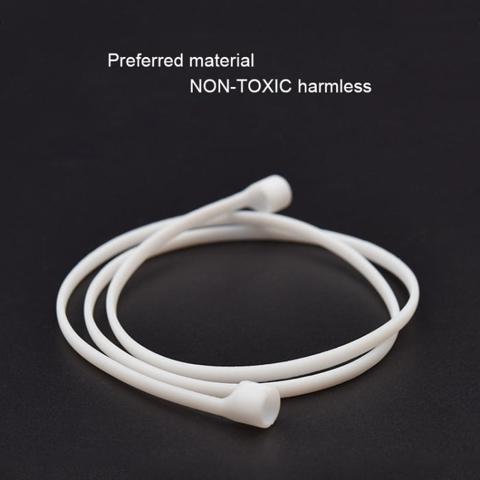 Auricular inalámbrico Bluetooth Correa antipérdida Auriculares unisex de silicona Línea antipérdida para Apple AirPods 1/2, Longitud del cable: 60 cm